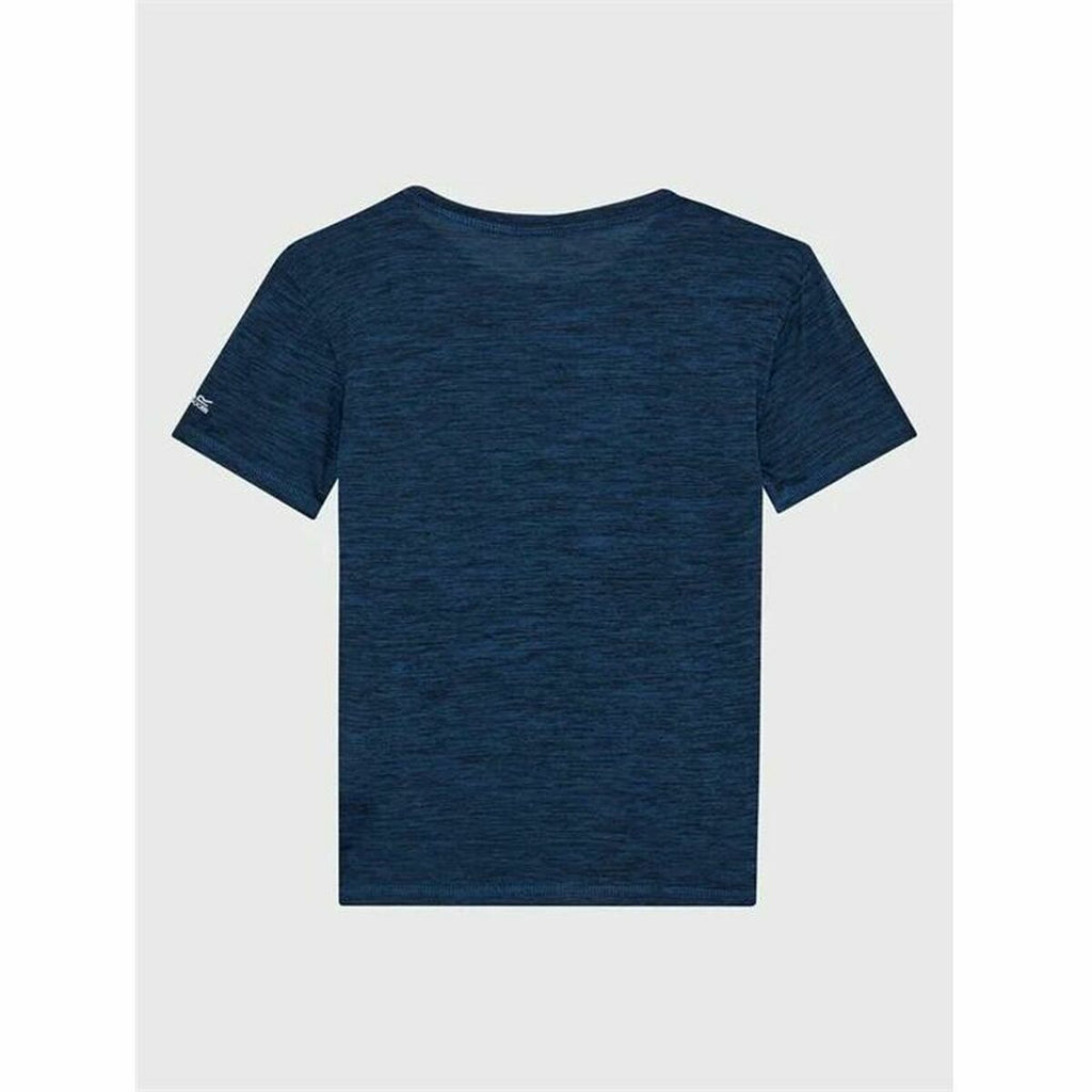 Children’s Short Sleeve T-Shirt Regatta Alvarado VII Bluewingmarl Blue-2