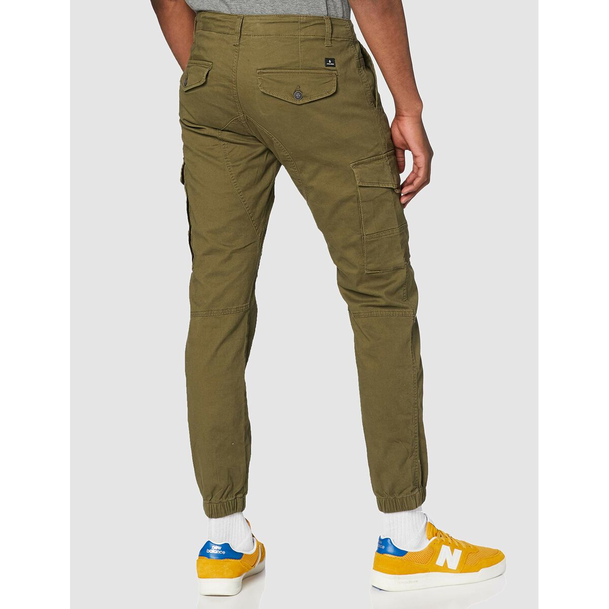 Trousers Jack & Jones JPSTPAUL FLAKE CARGO 12141844 Green-2