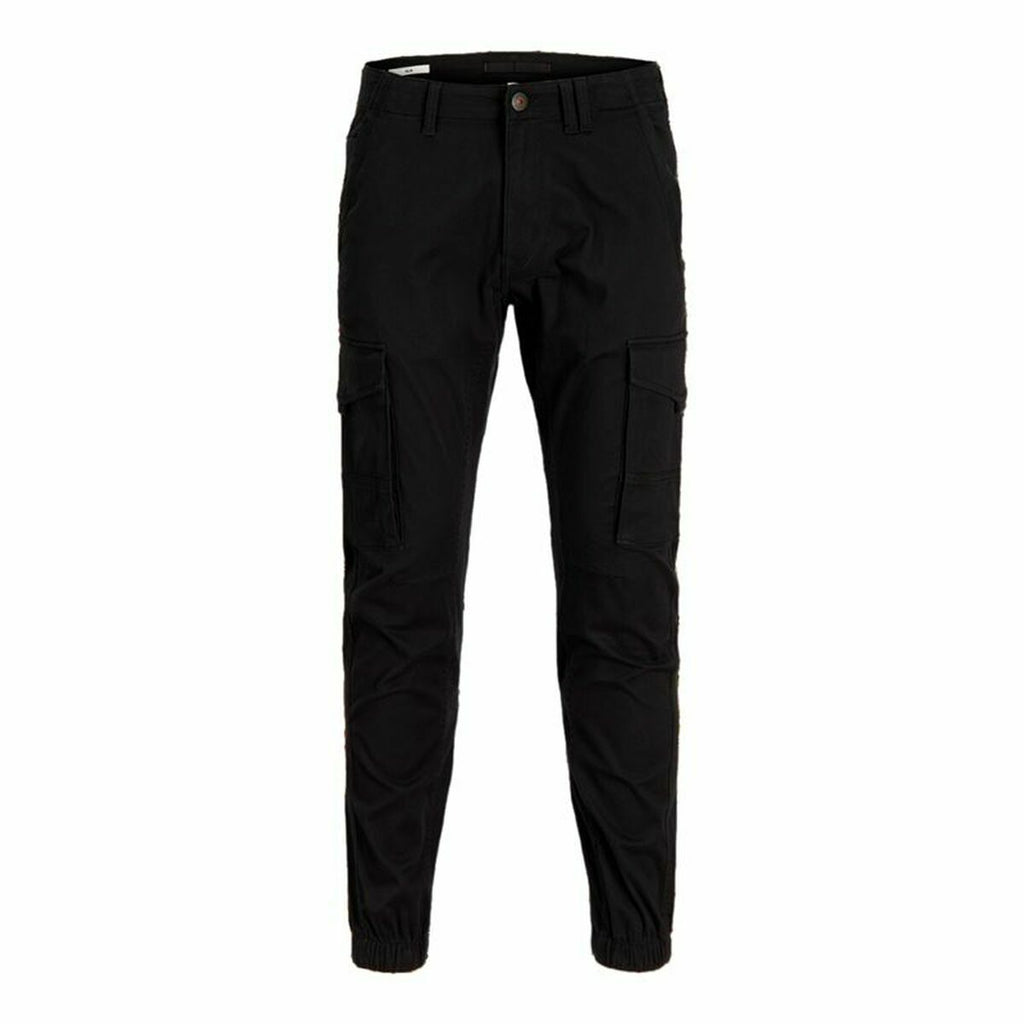 Trousers Jack & Jones JPSTPAUL JJFLAKE CARGO NOOS 12139912 Black-0