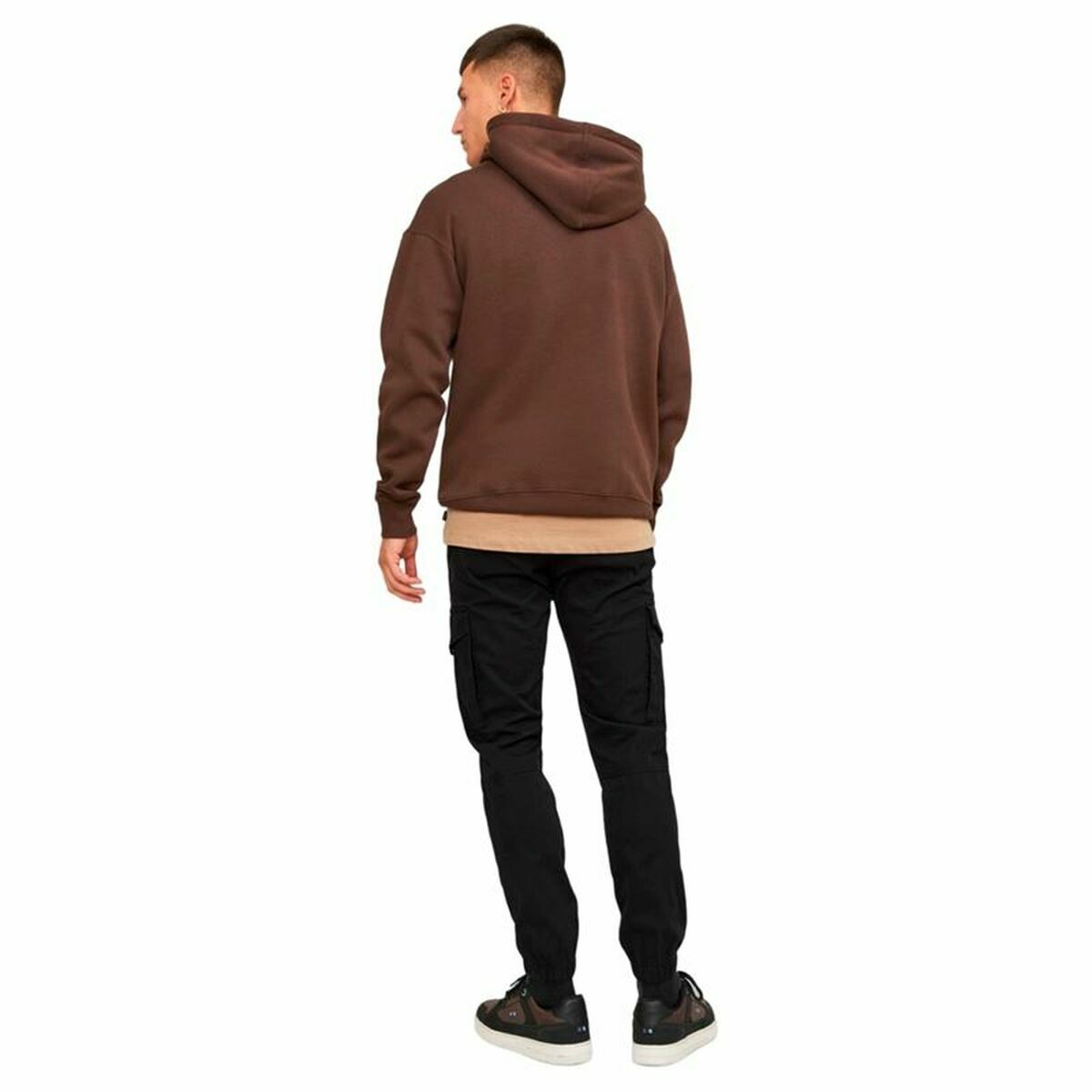 Trousers Jack & Jones JPSTPAUL JJFLAKE CARGO NOOS 12139912 Black-6