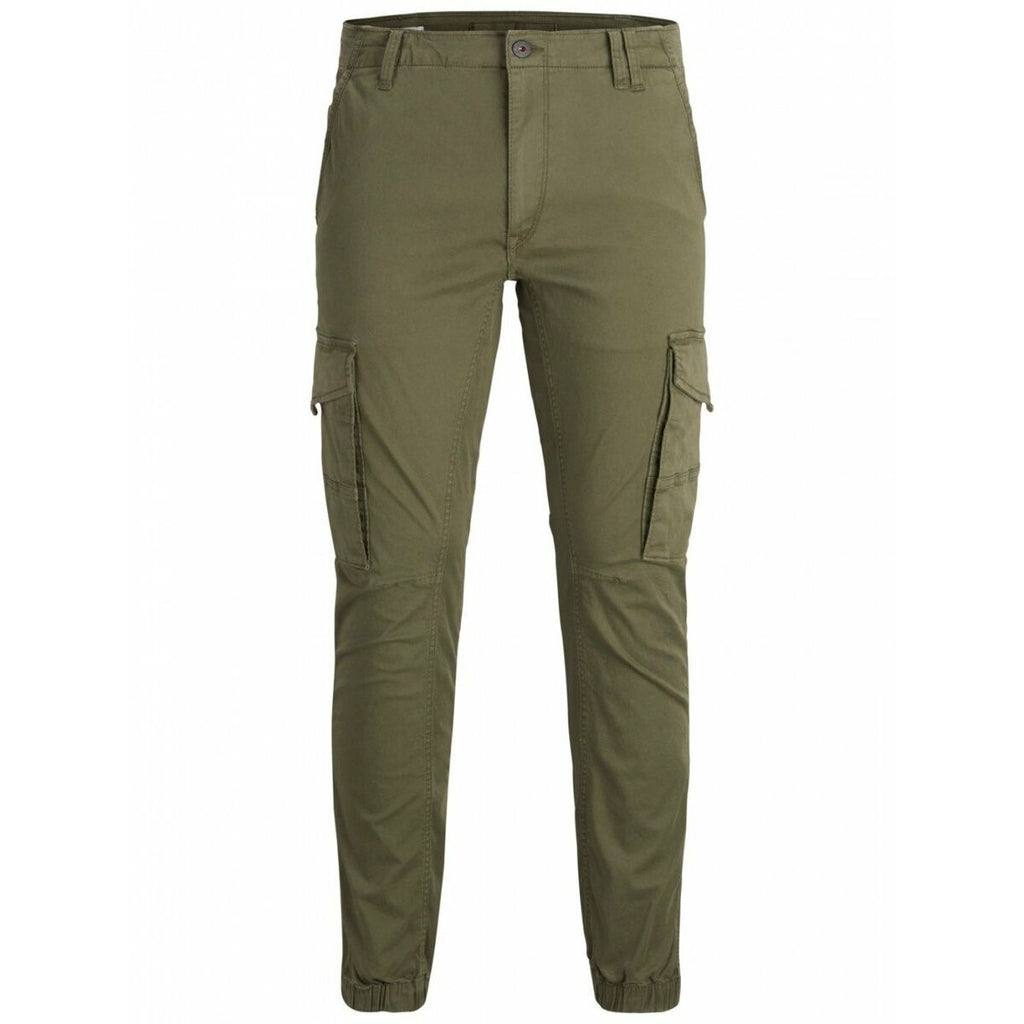 Trousers Jack & Jones JPSTPAUL FLAKE CARGO 12141844 Green-0