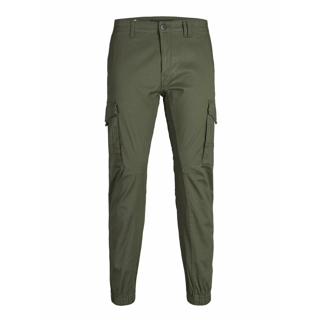 Trousers Jack & Jones JPSTPAUL FLAKE CARGO 12141844 Green-30