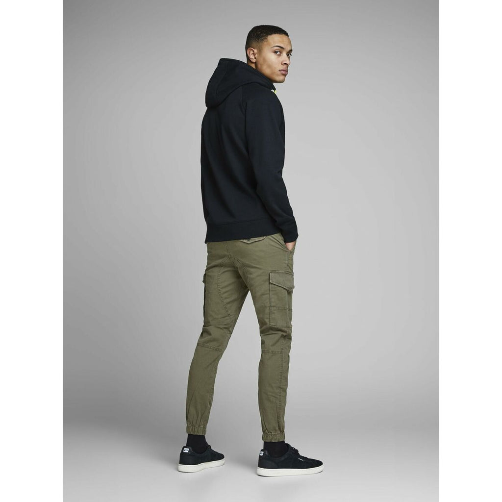 Trousers Jack & Jones JPSTPAUL FLAKE CARGO 12141844 Green-27