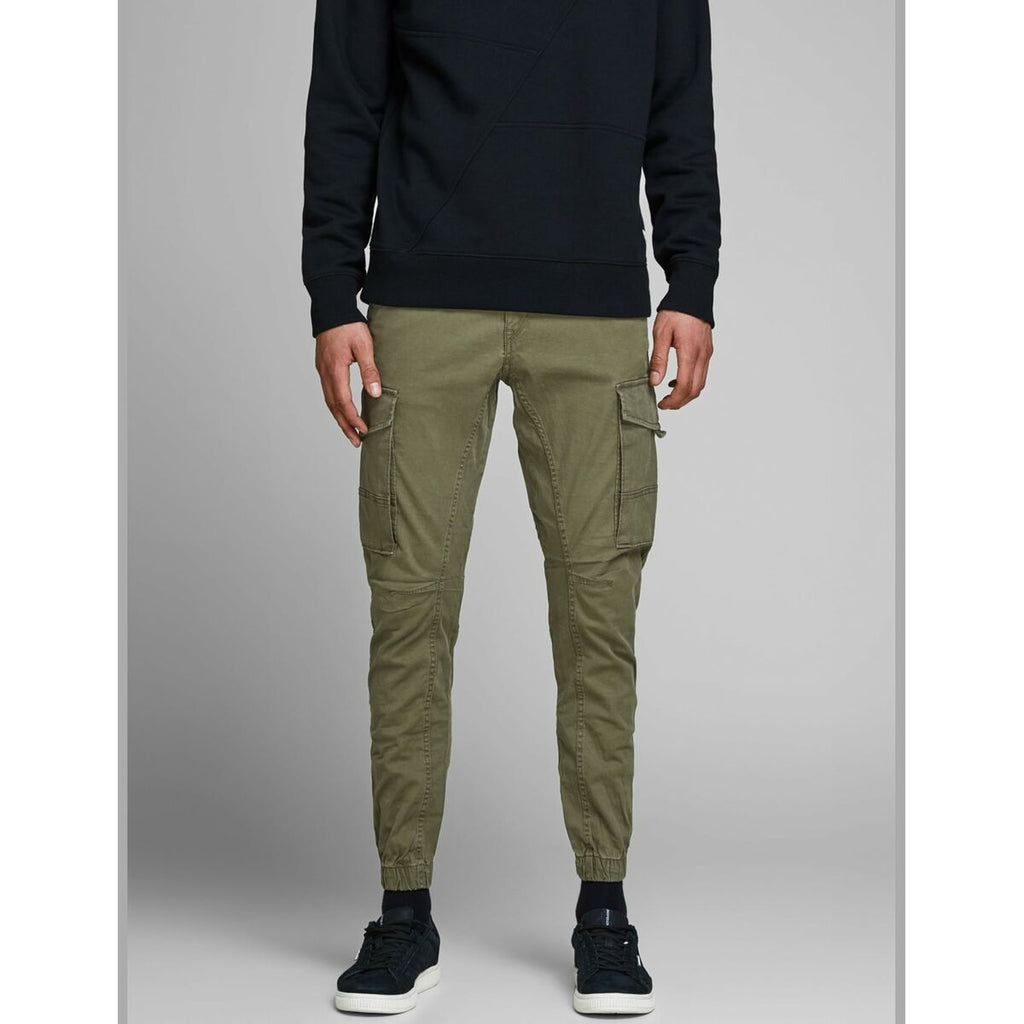 Trousers Jack & Jones JPSTPAUL FLAKE CARGO 12141844 Green-38