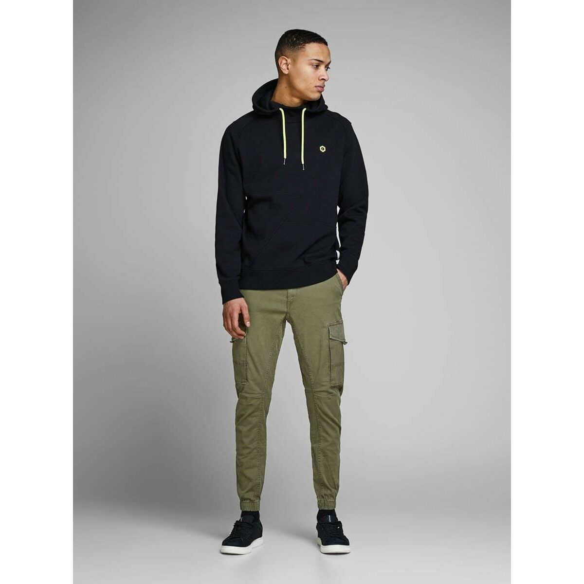 Trousers Jack & Jones JPSTPAUL FLAKE CARGO 12141844 Green-18