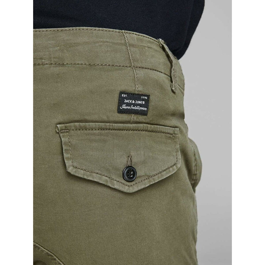 Trousers Jack & Jones JPSTPAUL FLAKE CARGO 12141844 Green-16