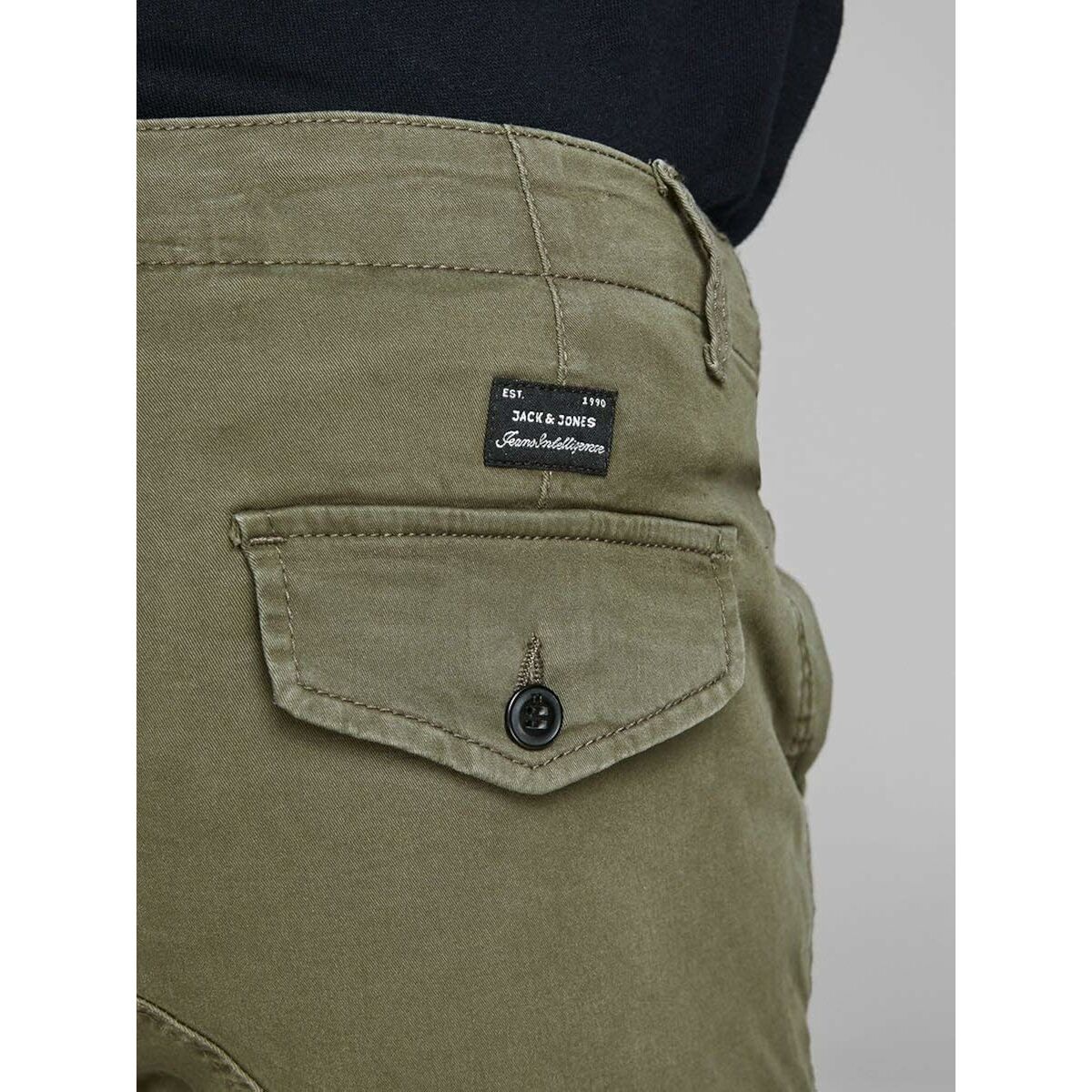 Trousers Jack & Jones JPSTPAUL FLAKE CARGO 12141844 Green-16