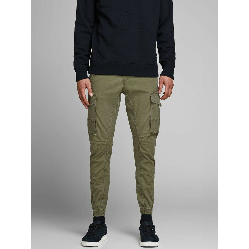 Trousers Jack & Jones JPSTPAUL FLAKE CARGO 12141844 Green-12