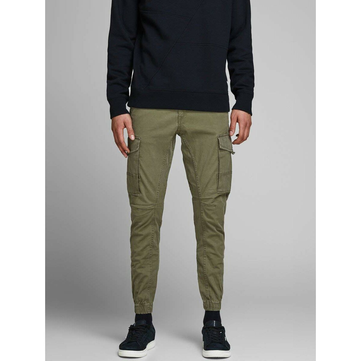 Trousers Jack & Jones JPSTPAUL FLAKE CARGO 12141844 Green-12
