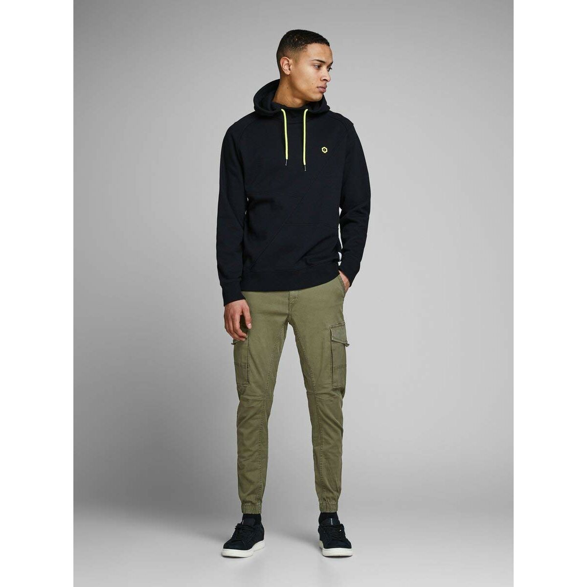 Trousers Jack & Jones JPSTPAUL FLAKE CARGO 12141844 Green-10