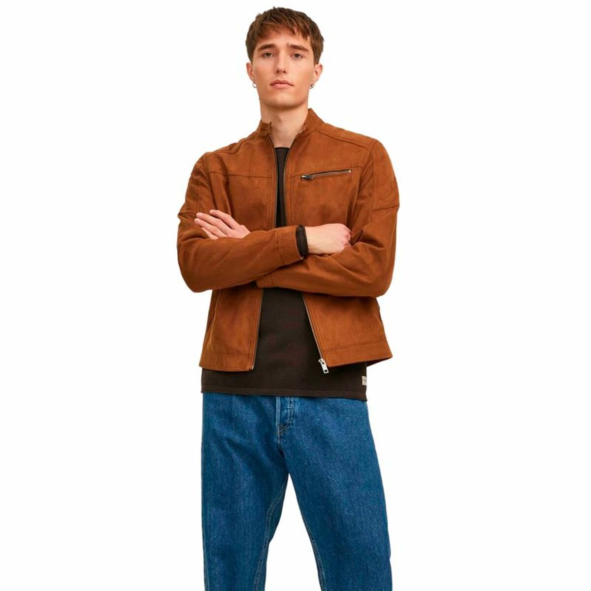 Men's Jacket Jack & Jones rocky Brown-3