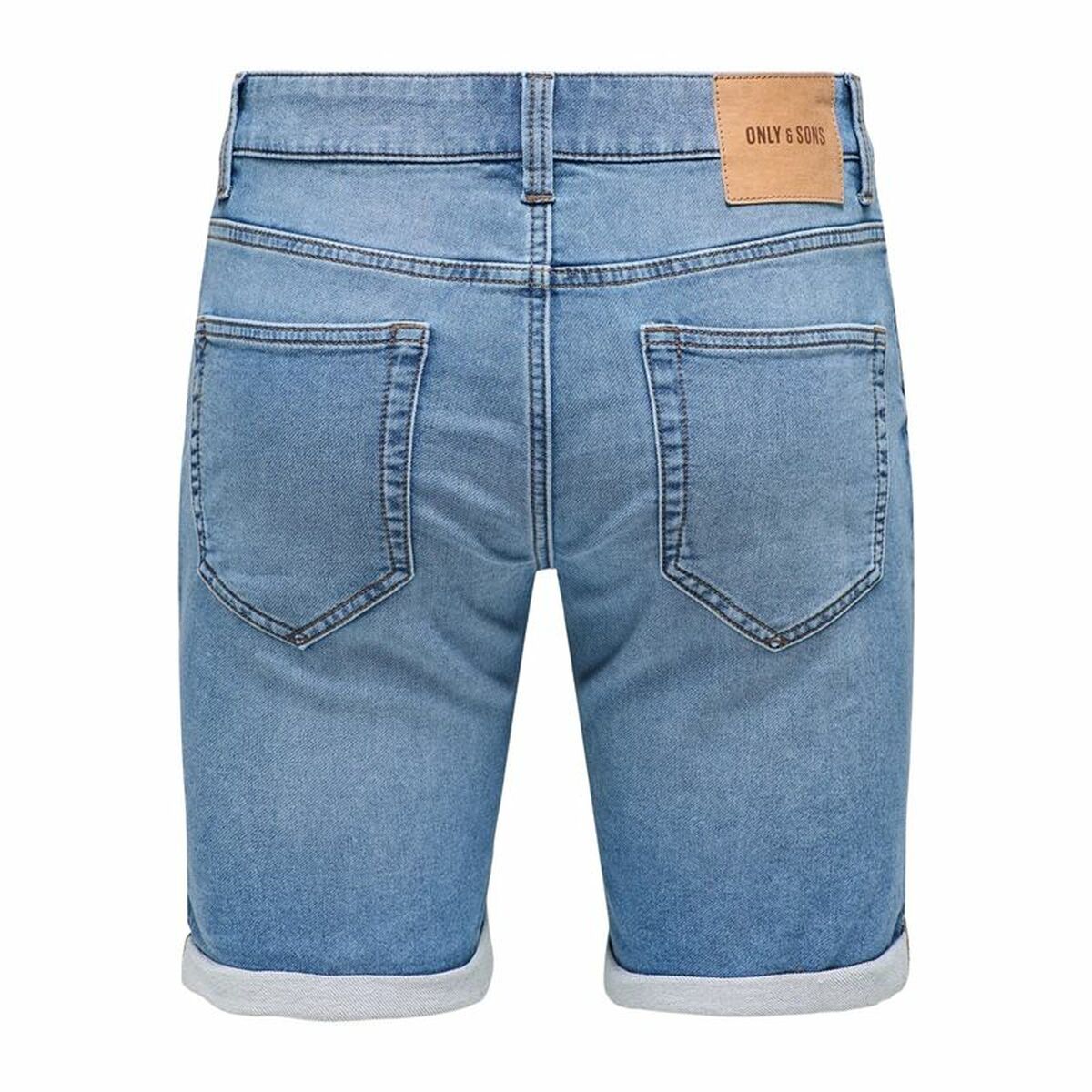 Men's Denim Shorts Only & Sons Onsply 8584 Blue Denim Blue-1
