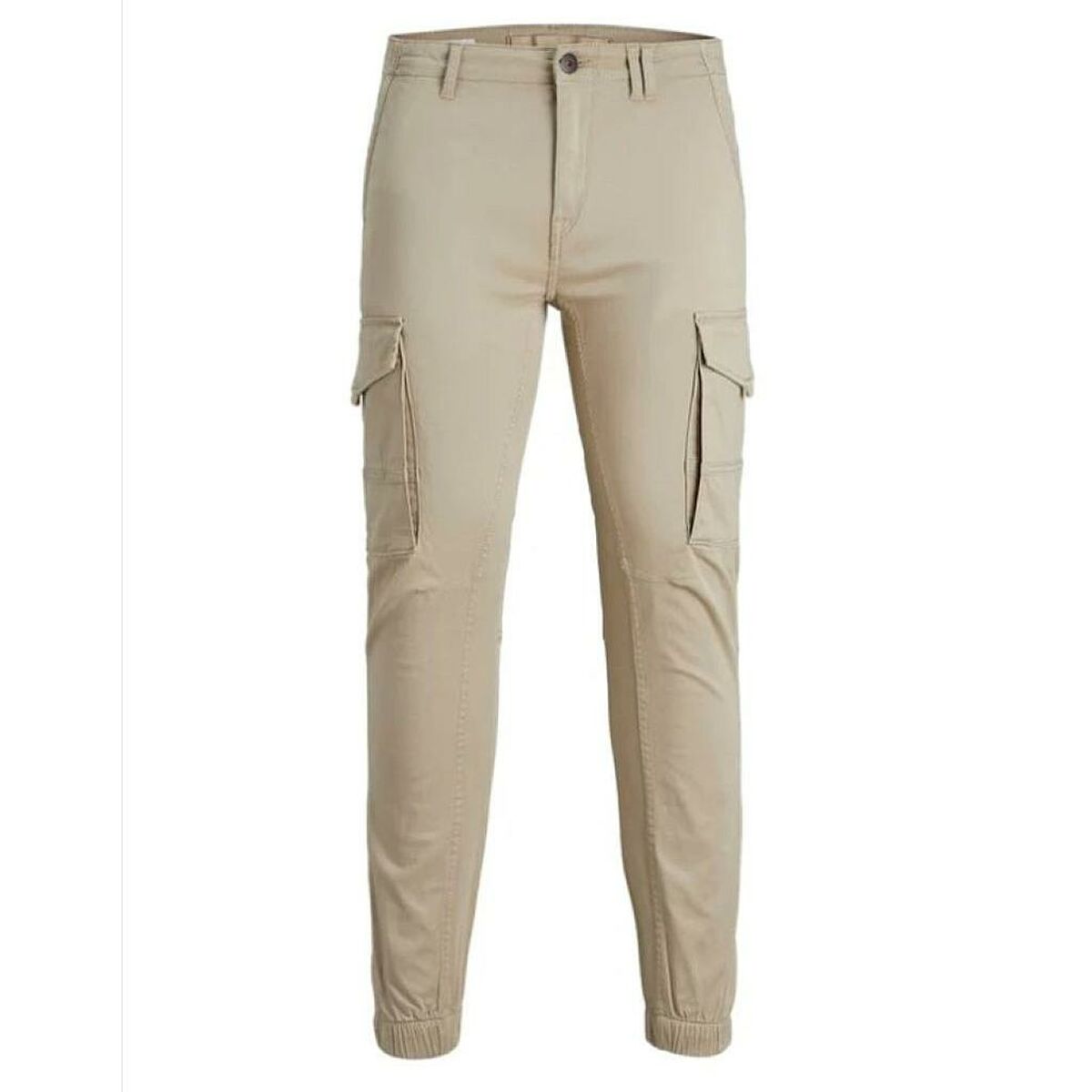 Trousers Jack & Jones JPSTPAUL JJFLAKE CARGO CROCKERY NOOS 12193754 Beige-1