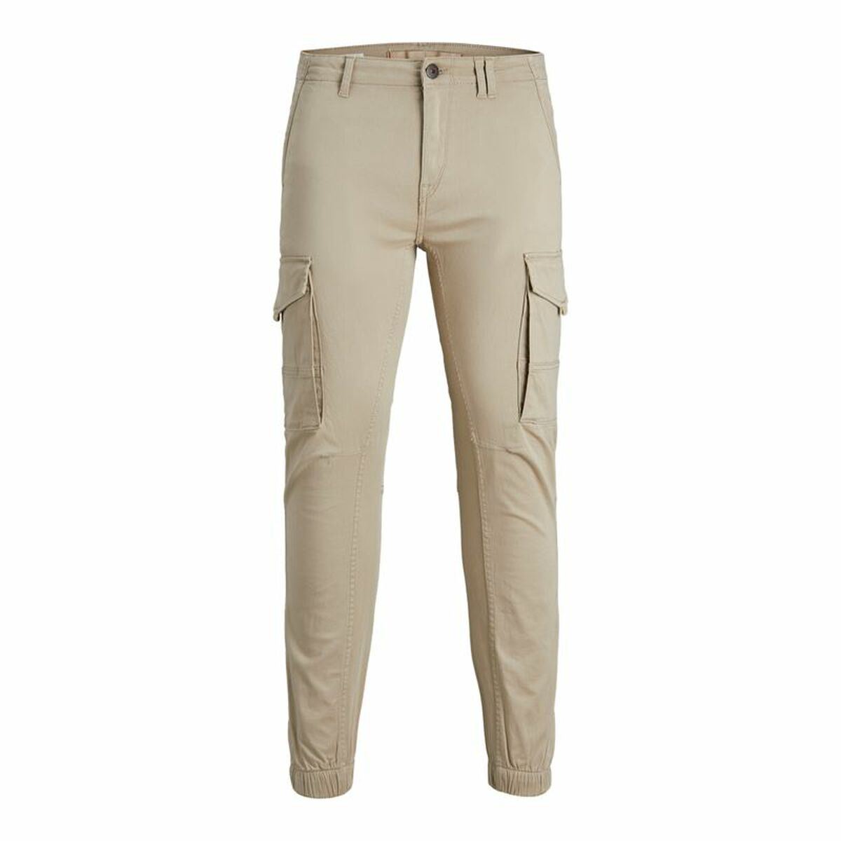 Trousers Jack & Jones JPSTPAUL JJFLAKE CARGO CROCKERY NOOS 12193754 Beige-0
