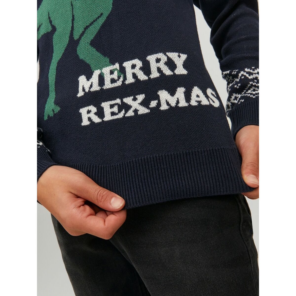 Unisex Jumper Jack & Jones T REX Navy Blue-4