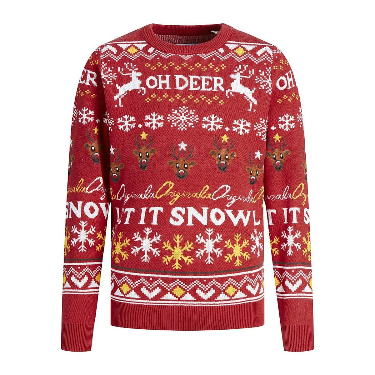 Unisex Jumper JORHOHO Jack & Jones 12221312  Red-0