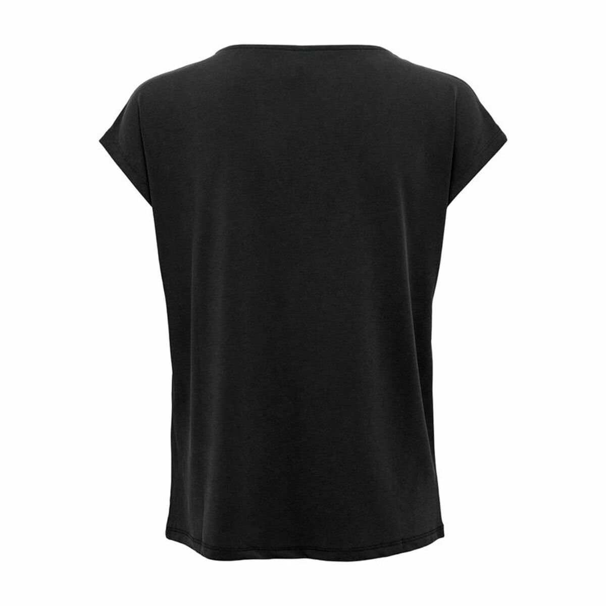 Women’s Short Sleeve T-Shirt Only Onlfree Life Mod.V-Neck Black-3