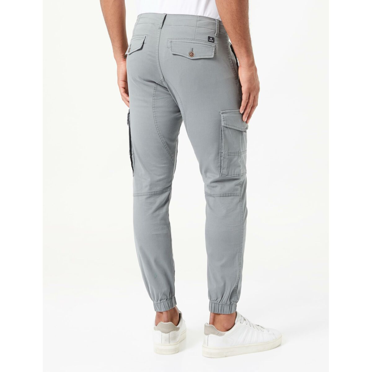 Trousers Jack & Jones JPSTPAUL JJFLAKE CARGO 12139912 Grey-11