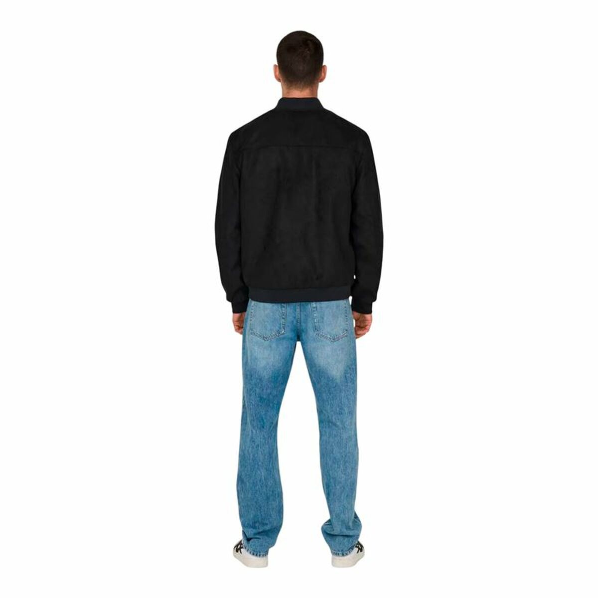 Men's Jacket Only & Sons Onslucas Fake Suede Bomber Otw-5