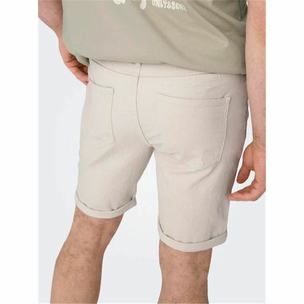 Men's Shorts Only & Sons Onsply 9296 Ecru Beige-2