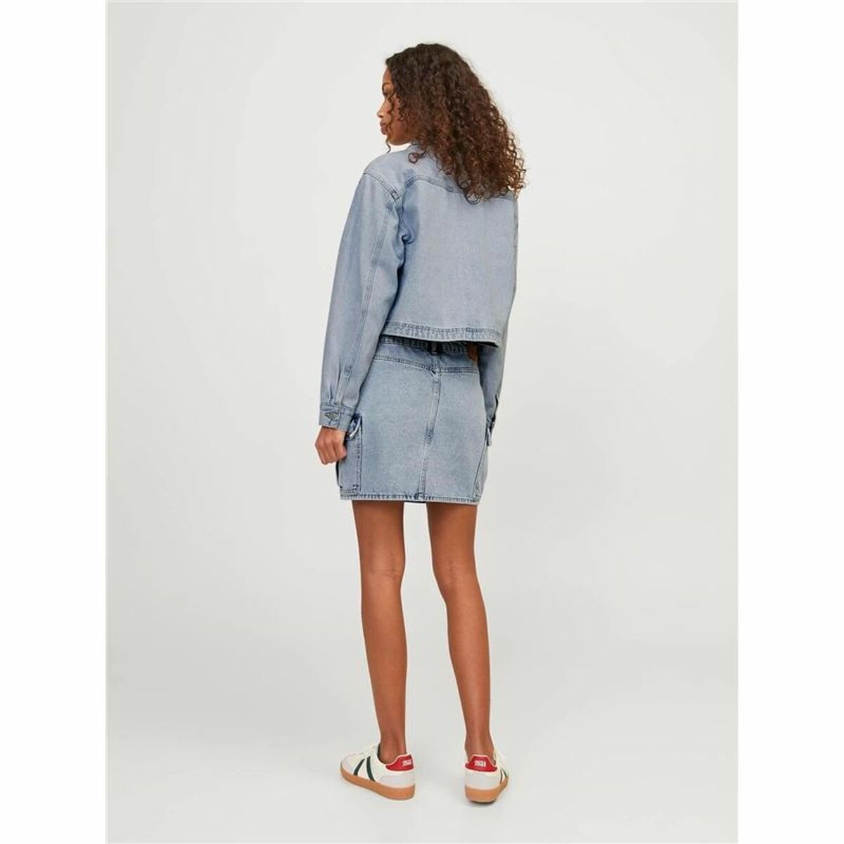 Skirt Jack & Jones Jxiris Mini Hw Cargo Blue-3