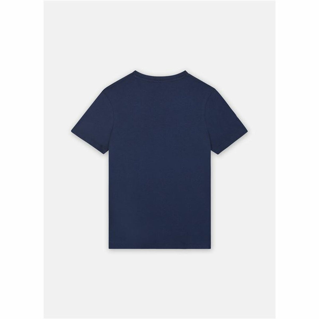 Child's Short Sleeve T-Shirt Jack & Jones Jjsummer Smu Vibe Tee Navy Blue-3