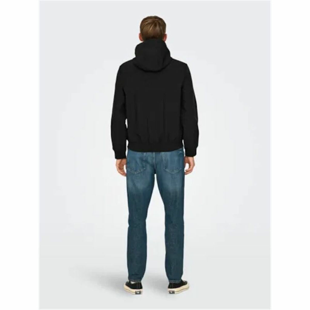 Men's Jacket Only & Sons Onsbowie Softshell Bomber Black-2