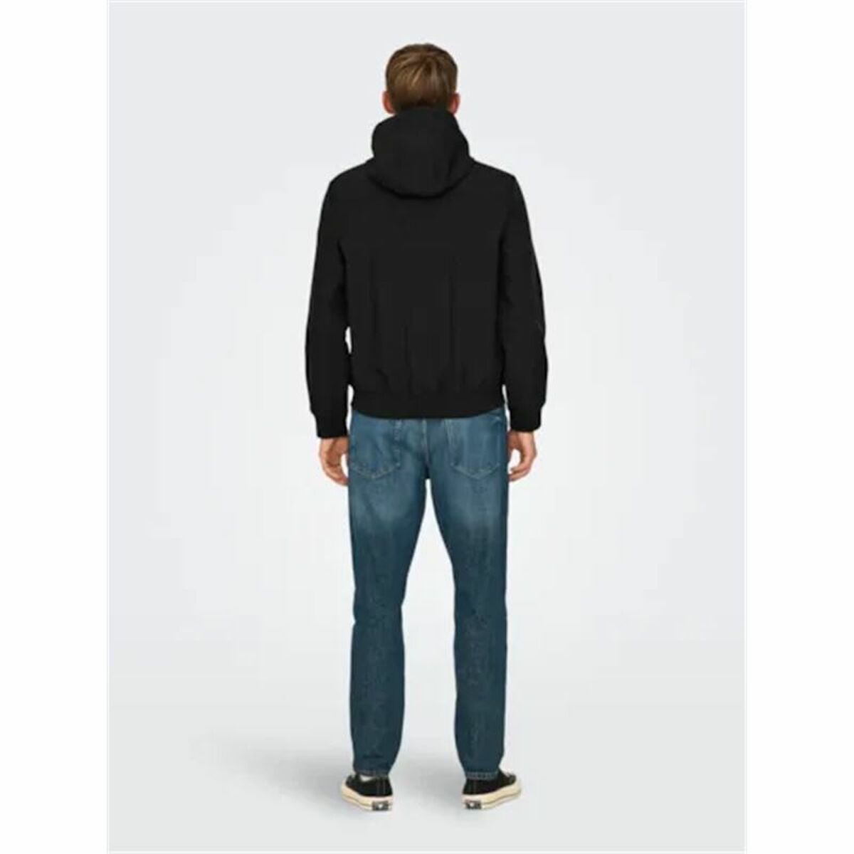 Men's Jacket Only & Sons Onsbowie Softshell Bomber Black-2