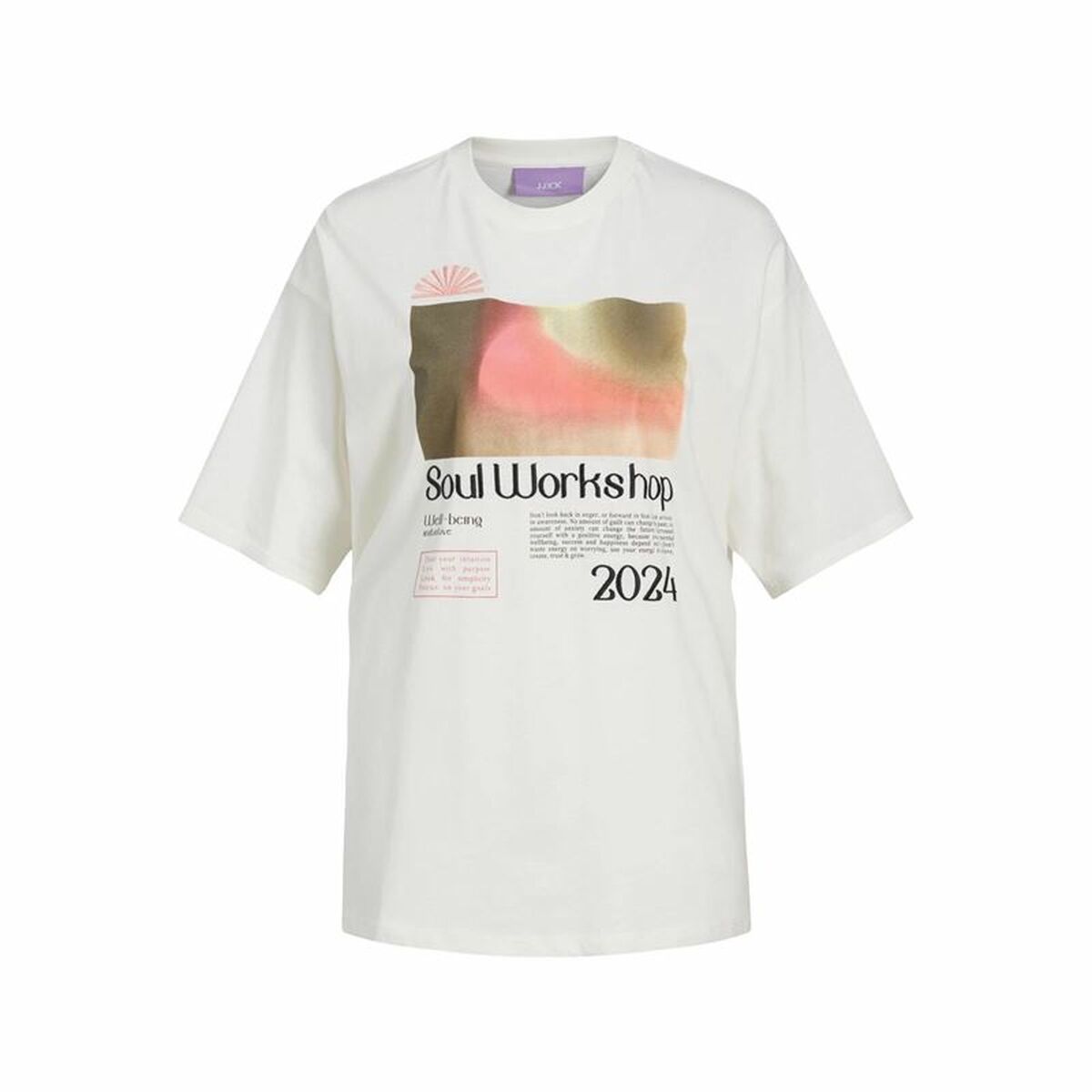 Women’s Short Sleeve T-Shirt Jack & Jones Jxpaige White-0