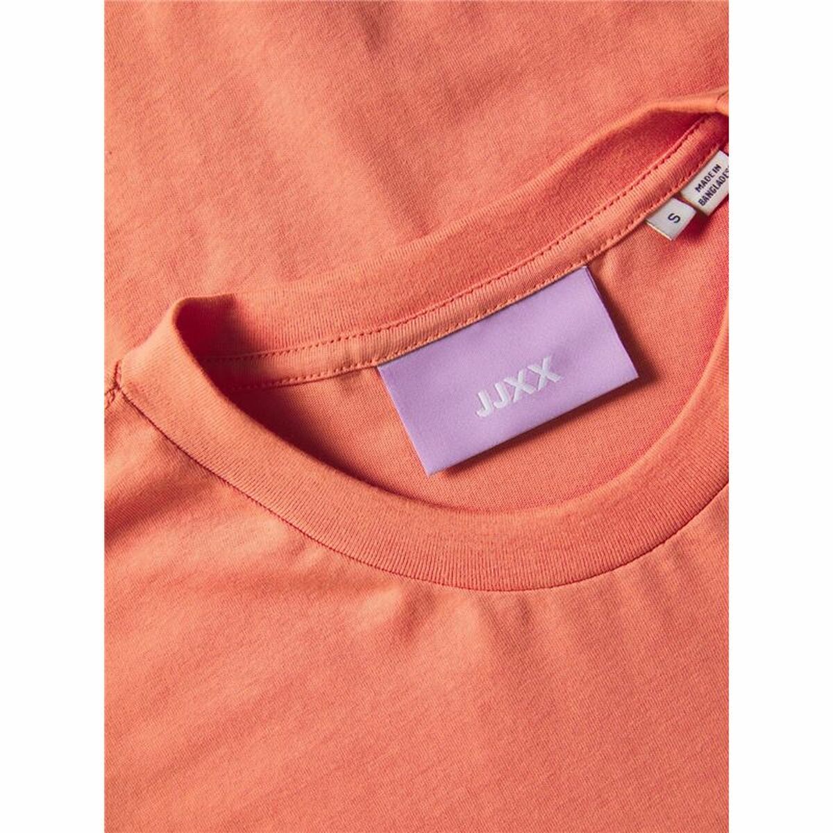 Women’s Short Sleeve T-Shirt Jack & Jones Jxpaige Orange-5