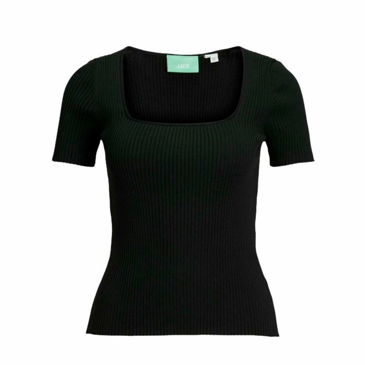 Women’s Short Sleeve T-Shirt Jack & Jones Jxsky Ss Knit Black-0