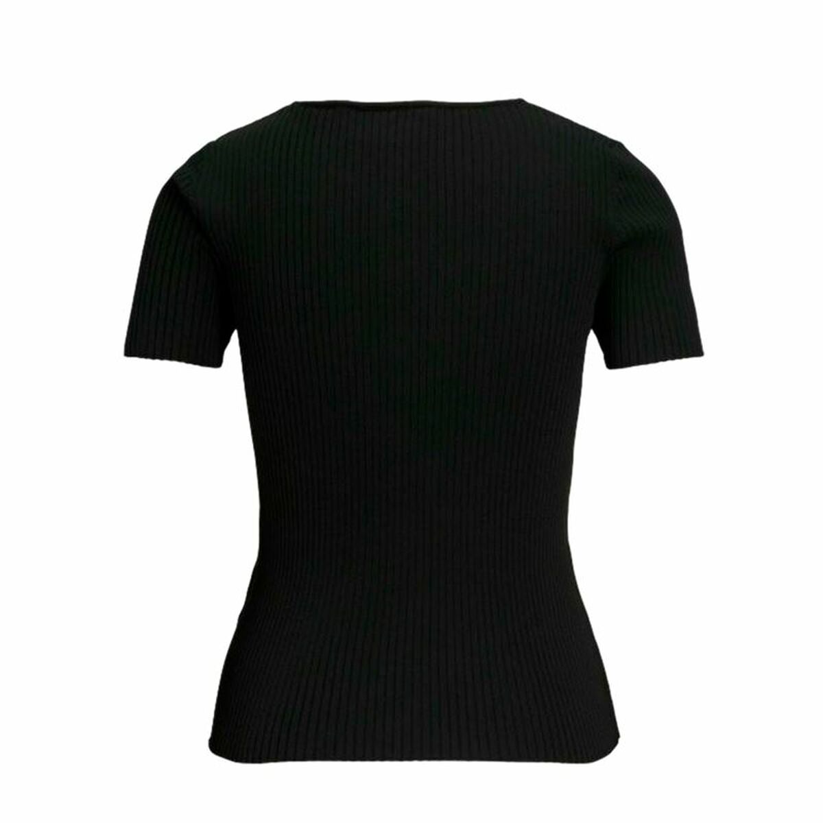 Women’s Short Sleeve T-Shirt Jack & Jones Jxsky Ss Knit Black-2