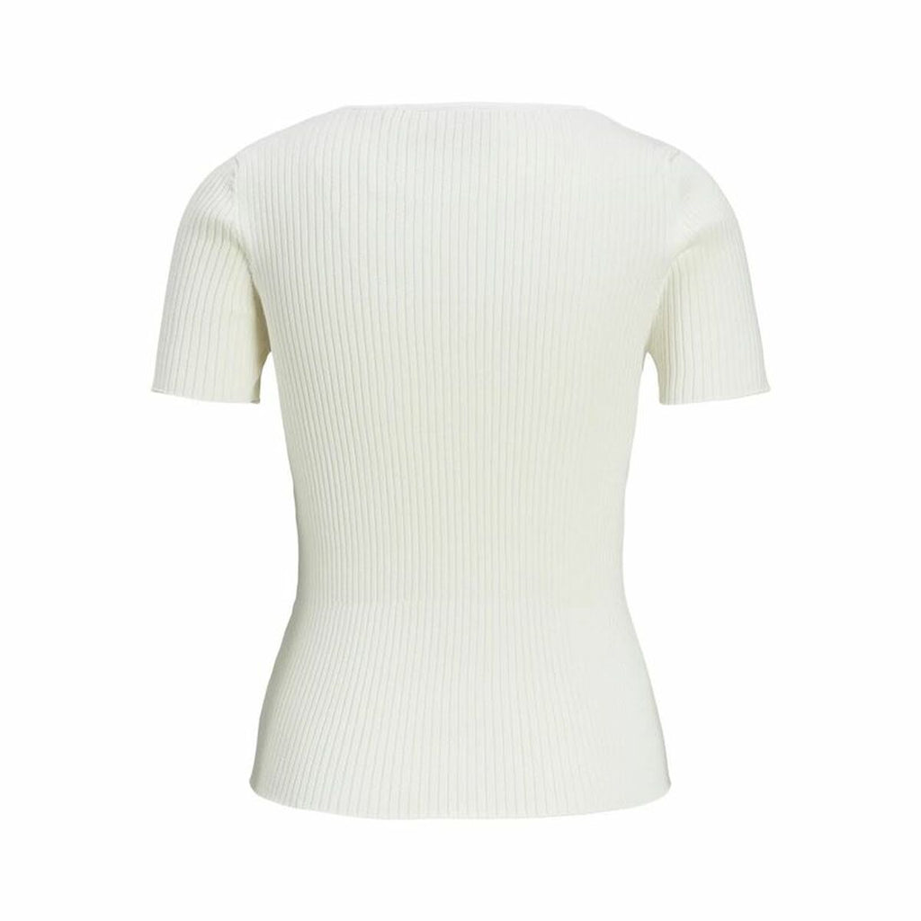 Women’s Short Sleeve T-Shirt Jxsky Ss Jack & Jones Cloud Dancer Soft green-5