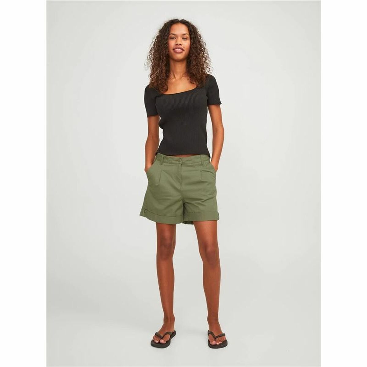 Shorts Jack & Jones Jxmaddy Rlx Green-4