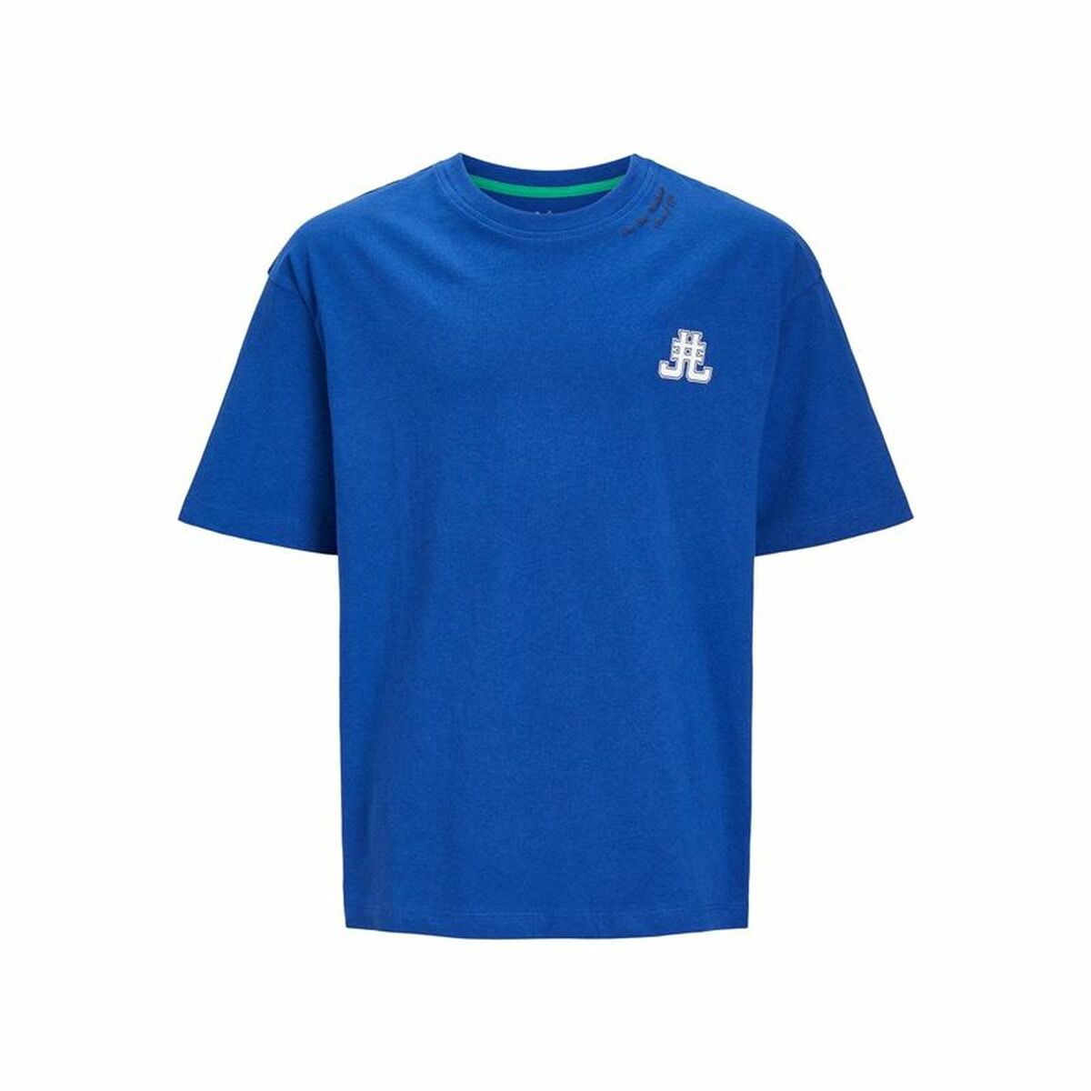 Child's Short Sleeve T-Shirt Jack & Jones Jorcole Back Print Dark blue-0