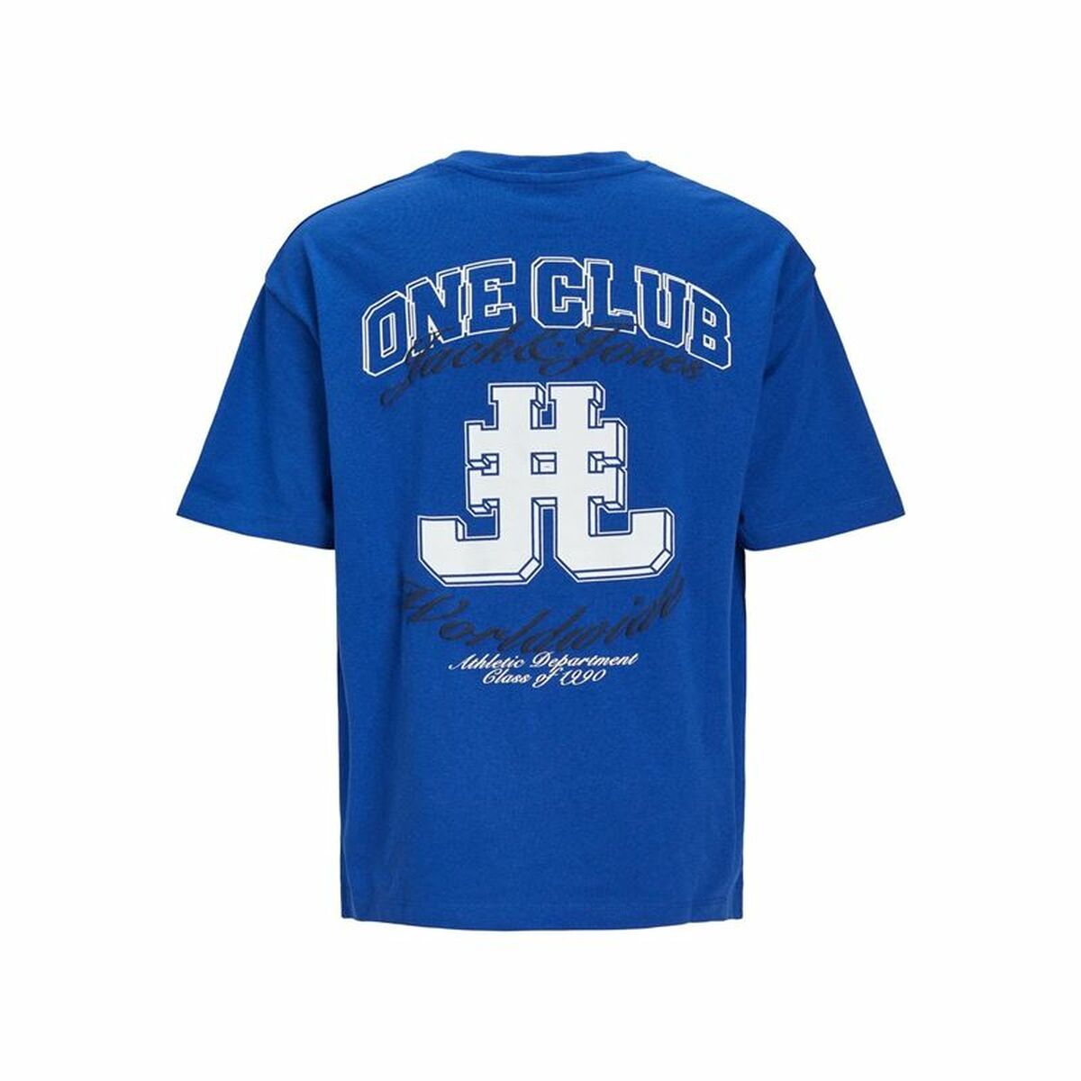 Child's Short Sleeve T-Shirt Jack & Jones Jorcole Back Print Dark blue-7