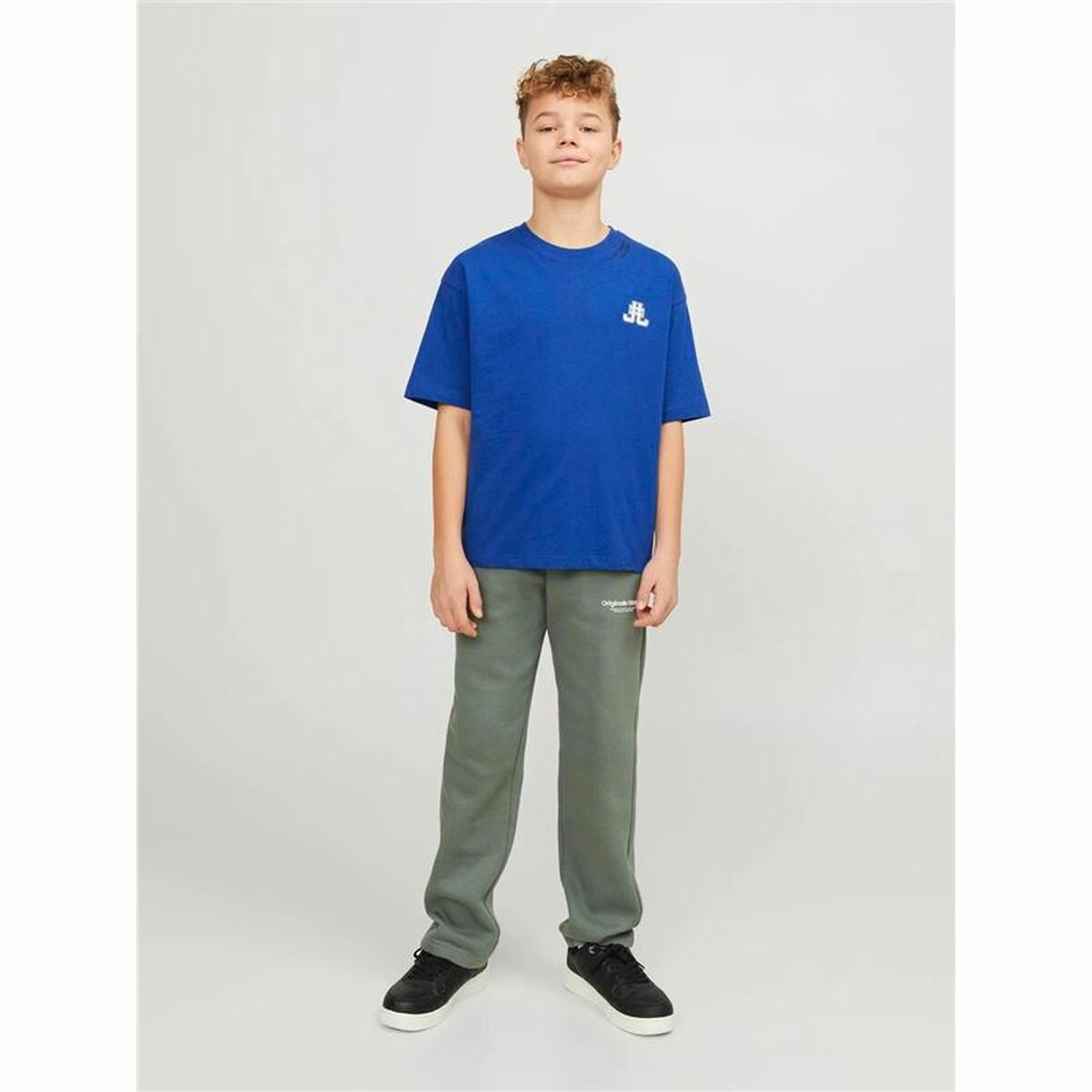 Child's Short Sleeve T-Shirt Jack & Jones Jorcole Back Print Dark blue-6