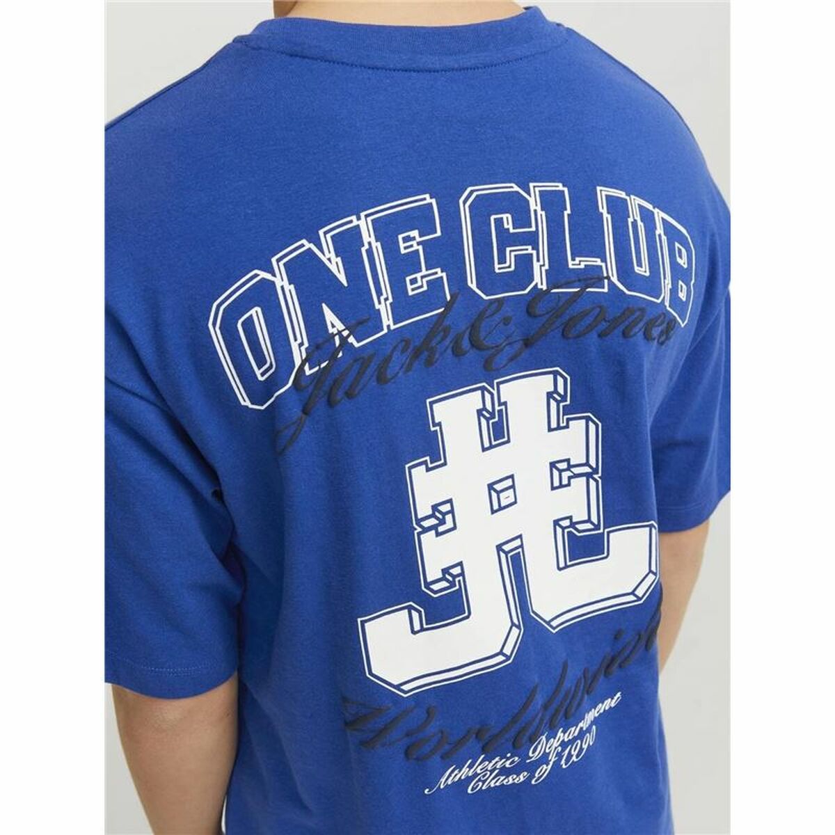 Child's Short Sleeve T-Shirt Jack & Jones Jorcole Back Print Dark blue-5