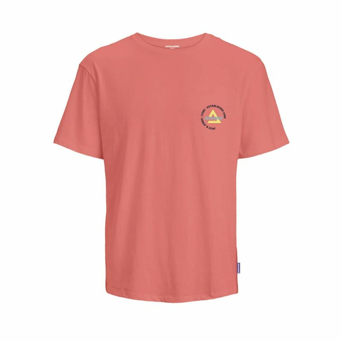 Child's Short Sleeve T-Shirt Jack & Jones Jcofast Print Tee Ss  Orange-2