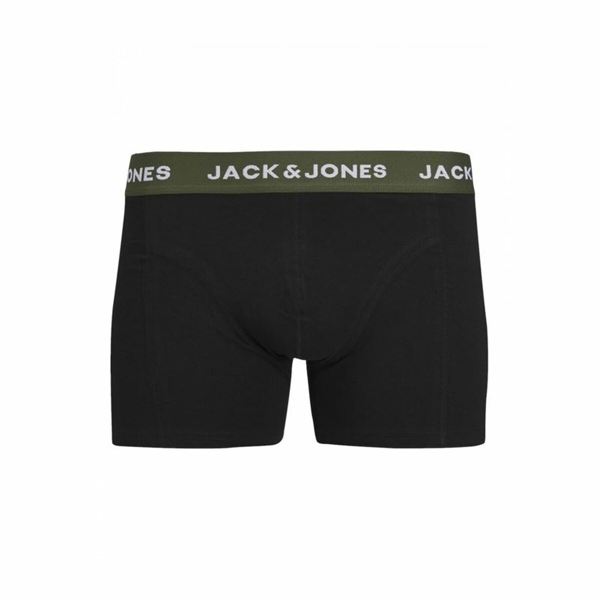 Men's Boxer Shorts Jack & Jones Jacaron Solid Trunks Black-3
