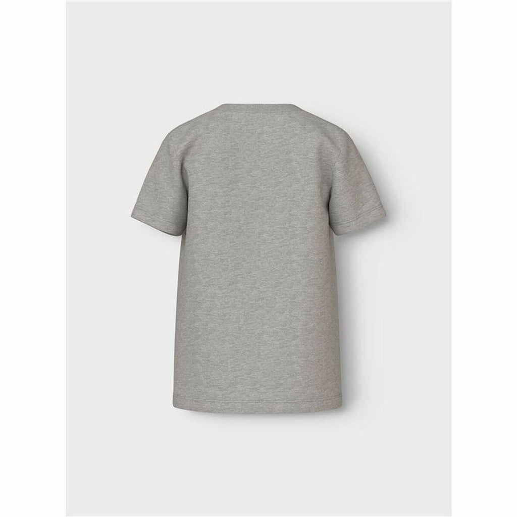 Child's Short Sleeve T-Shirt Name It mjyg Nba Box Ous Light grey-2