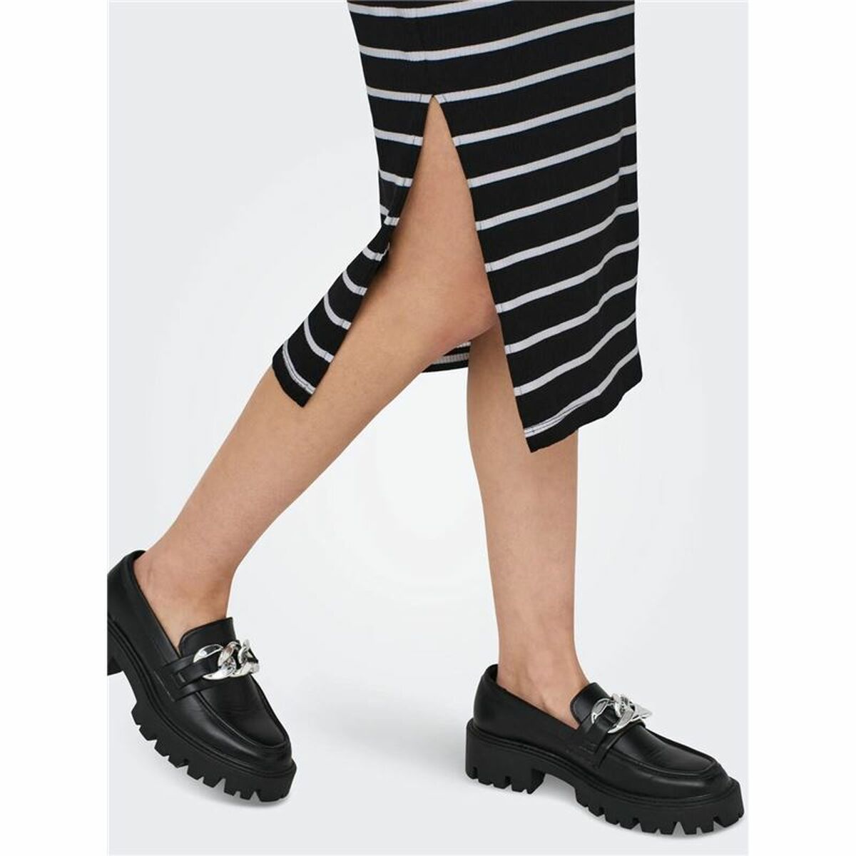 Dress Only Onlbelfast Stripe Black-2