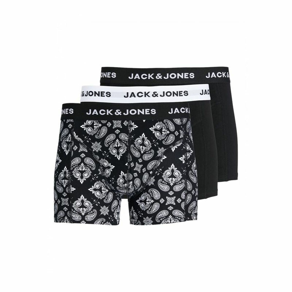 Men's Boxer Shorts Jack & Jones Jacparis Trunks Black-0