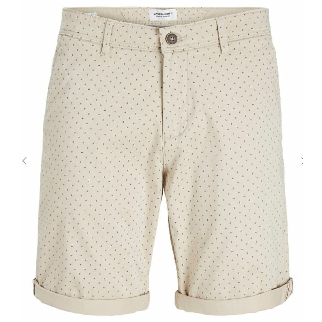 Shorts Jack & Jones JPSTBOWIE SHORTS SA PRINTER MID 12230336 Beige-0