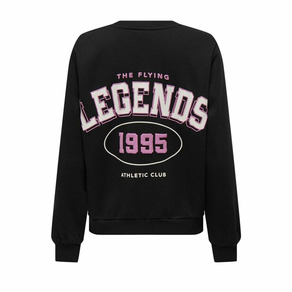Women’s Sweatshirt without Hood Only Onlkimmie Black-2