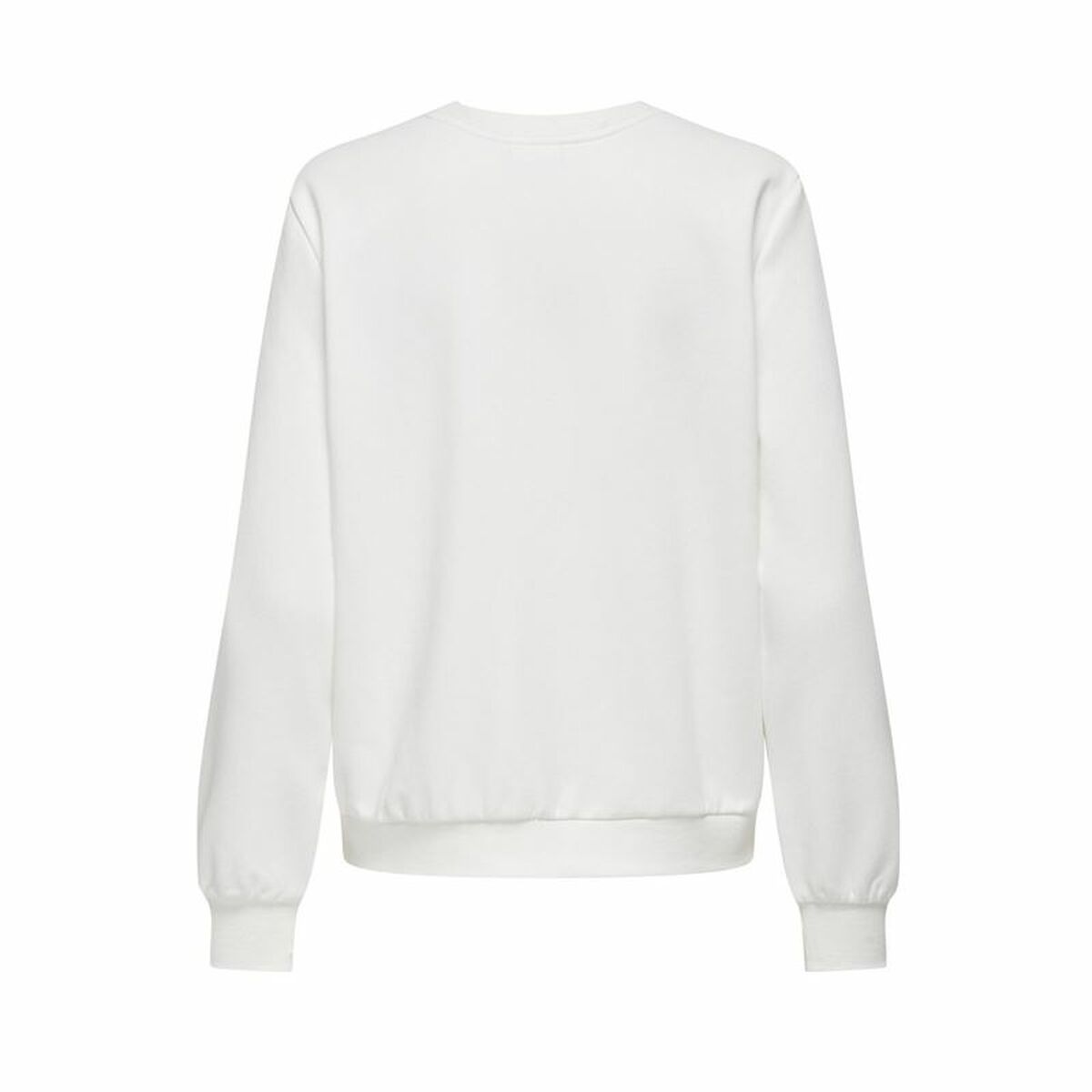 Women’s Sweatshirt without Hood Only Onlkimmie White-2