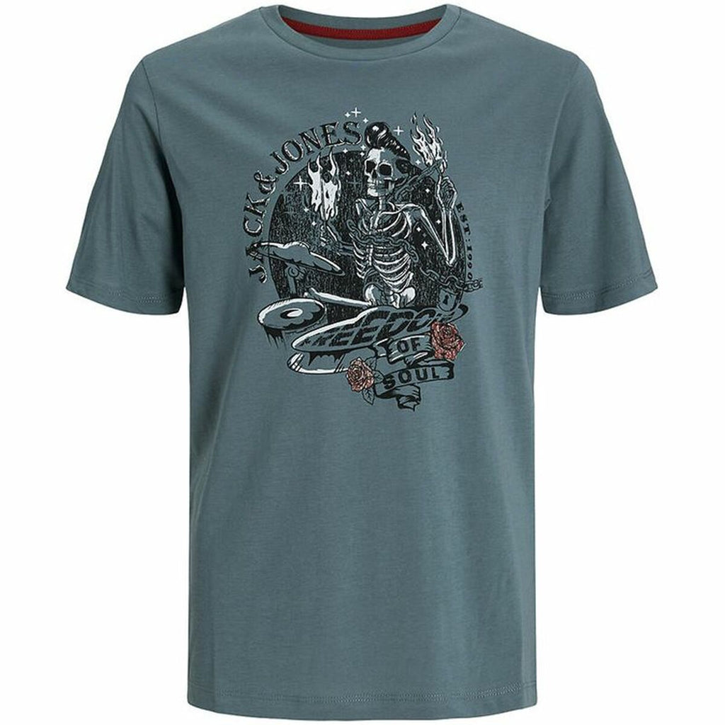 Child's Short Sleeve T-Shirt Jack & Jones skull Rock Crew-0