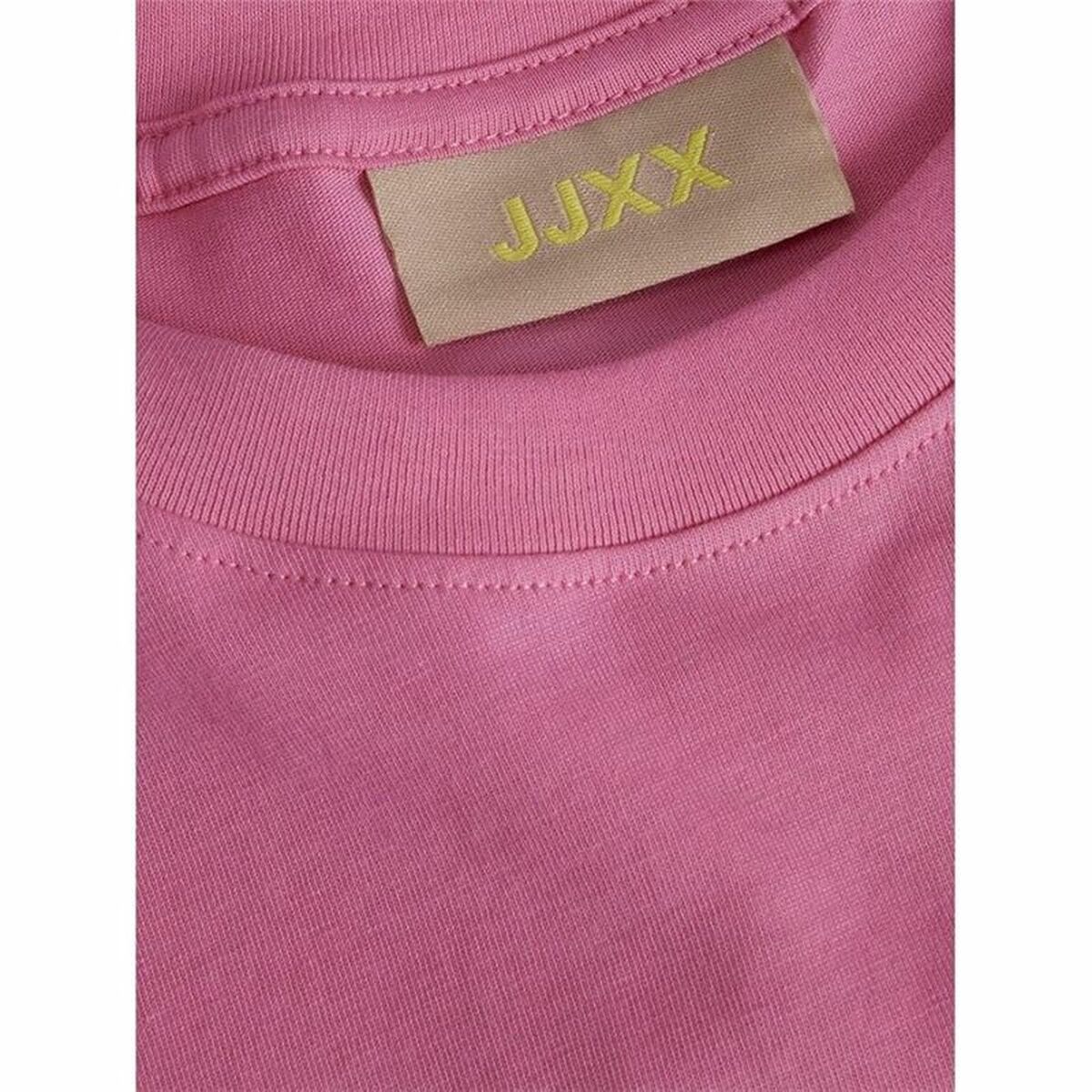 Women’s Short Sleeve T-Shirt Jack & Jones Jxamy Reg Pink-3