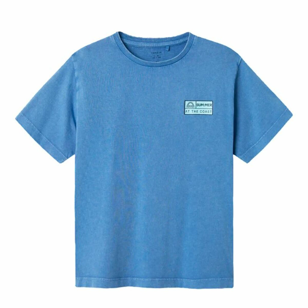 Child's Short Sleeve T-Shirt Name It Nkmfandel Nreg Noos Star Sapphire-0
