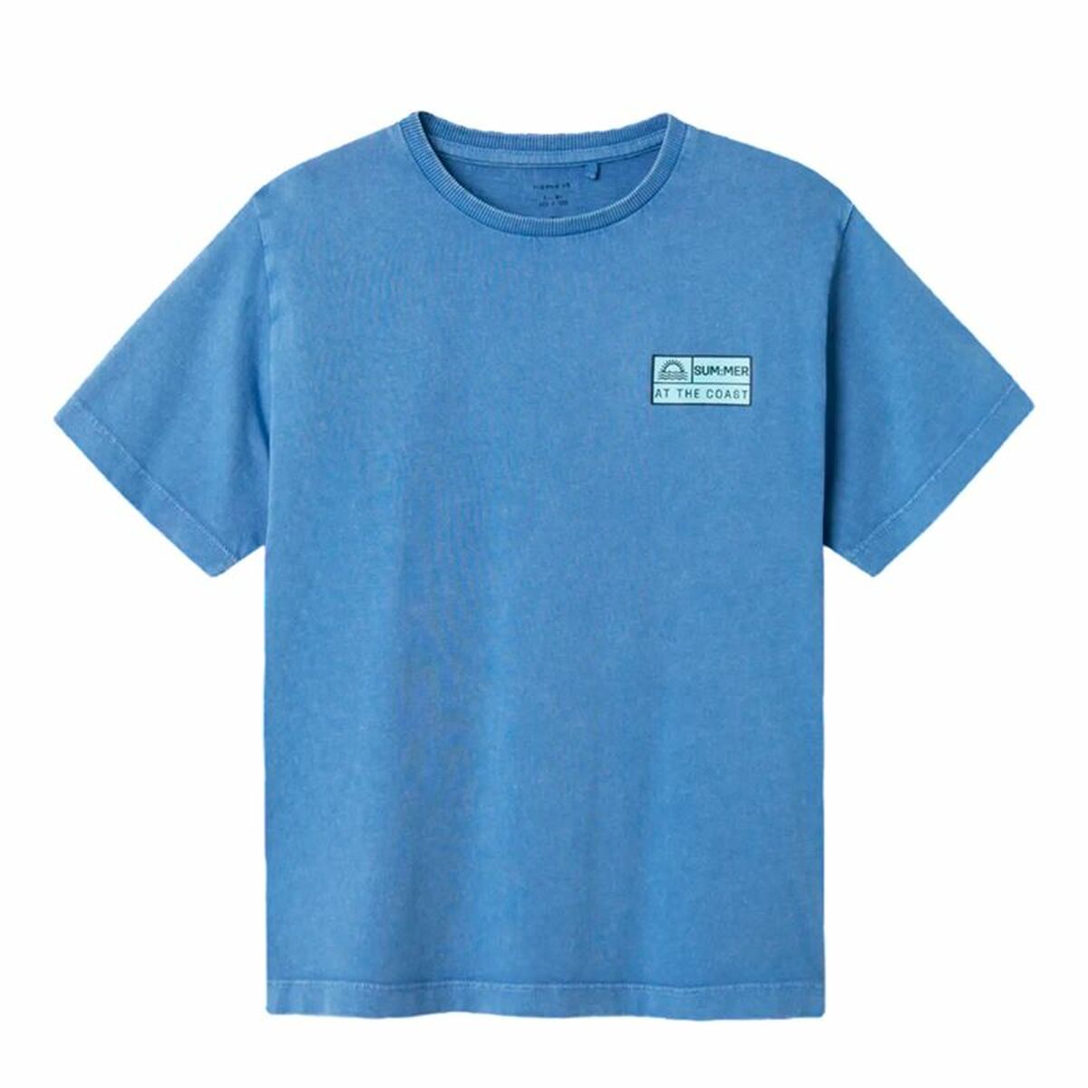 Child's Short Sleeve T-Shirt Name It Nkmfandel Nreg Noos Star Sapphire-0